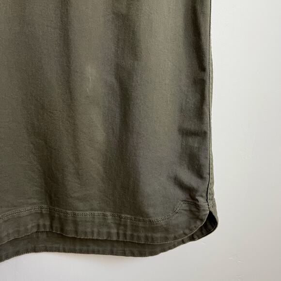 JCrew Crewcuts Kids Girls Short Sleeve Twill Cadet Field Dress in Green 14 - Picture 5 of 11